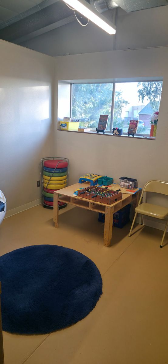 The Kid's Room at The Fort Recovery with games and books for children